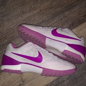 Pink Nike Air Max Cage Dragon Tennis Shoes